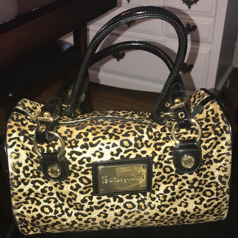 Betsy Johnson Medium Cheetah Print Purse